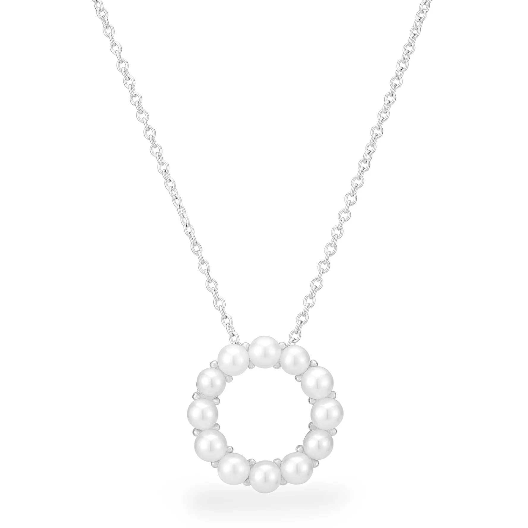 Sif Jakobs Biella Altro Silver Freshwater Pearl Necklace