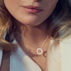 Sif Jakobs Biella Altro Silver Freshwater Pearl Necklace