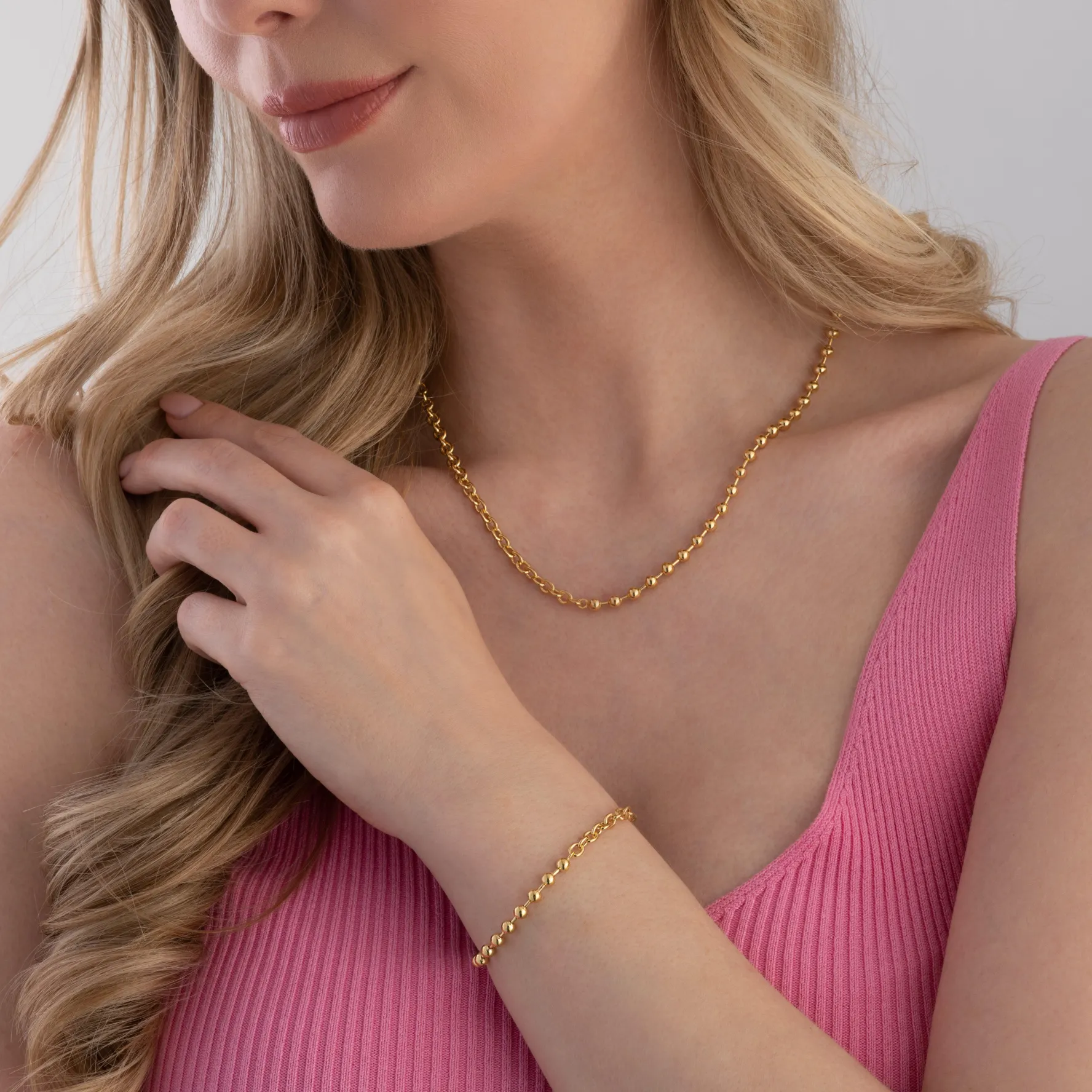 Sif Jakobs Bormio 18ct Yellow Gold Plated Bracelet