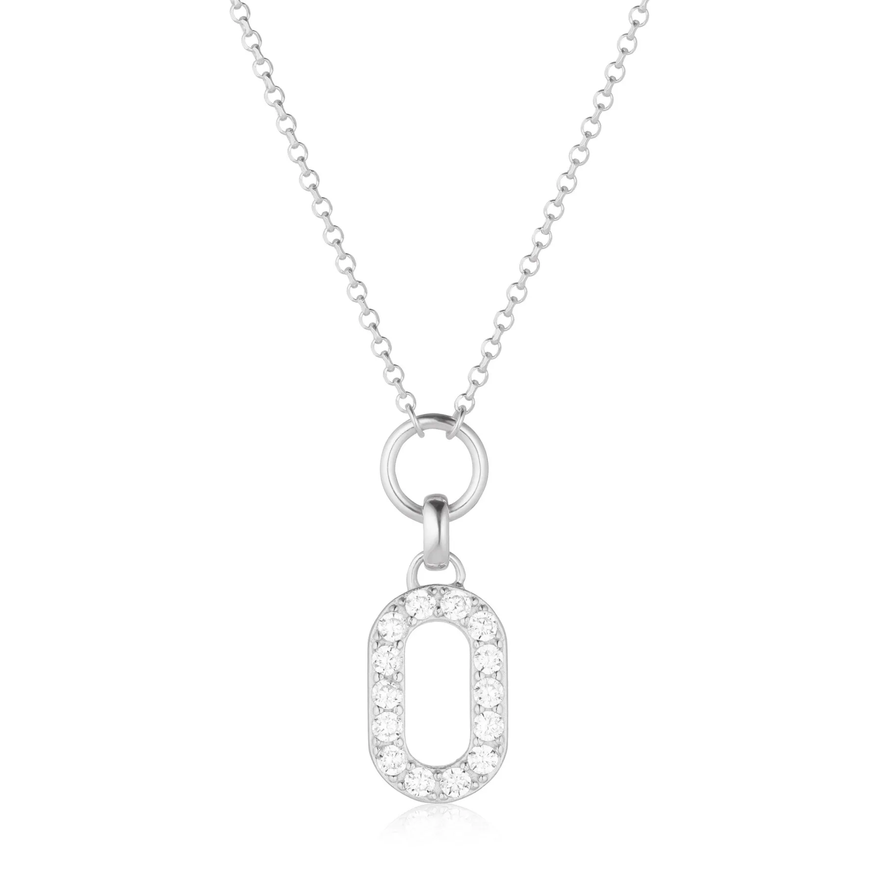 Sif Jakobs Capizzi Piccolo Silver Cubic Zirconia Necklace