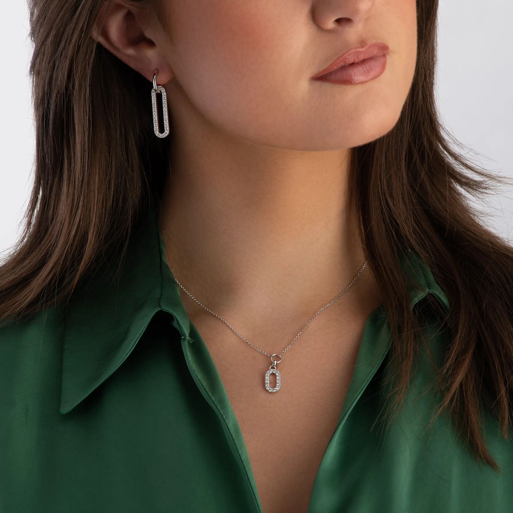 Sif Jakobs Capizzi Piccolo Silver Cubic Zirconia Necklace