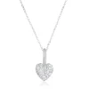 Sif Jakobs Caro Silver Cubic Zirconia Heart Pendant