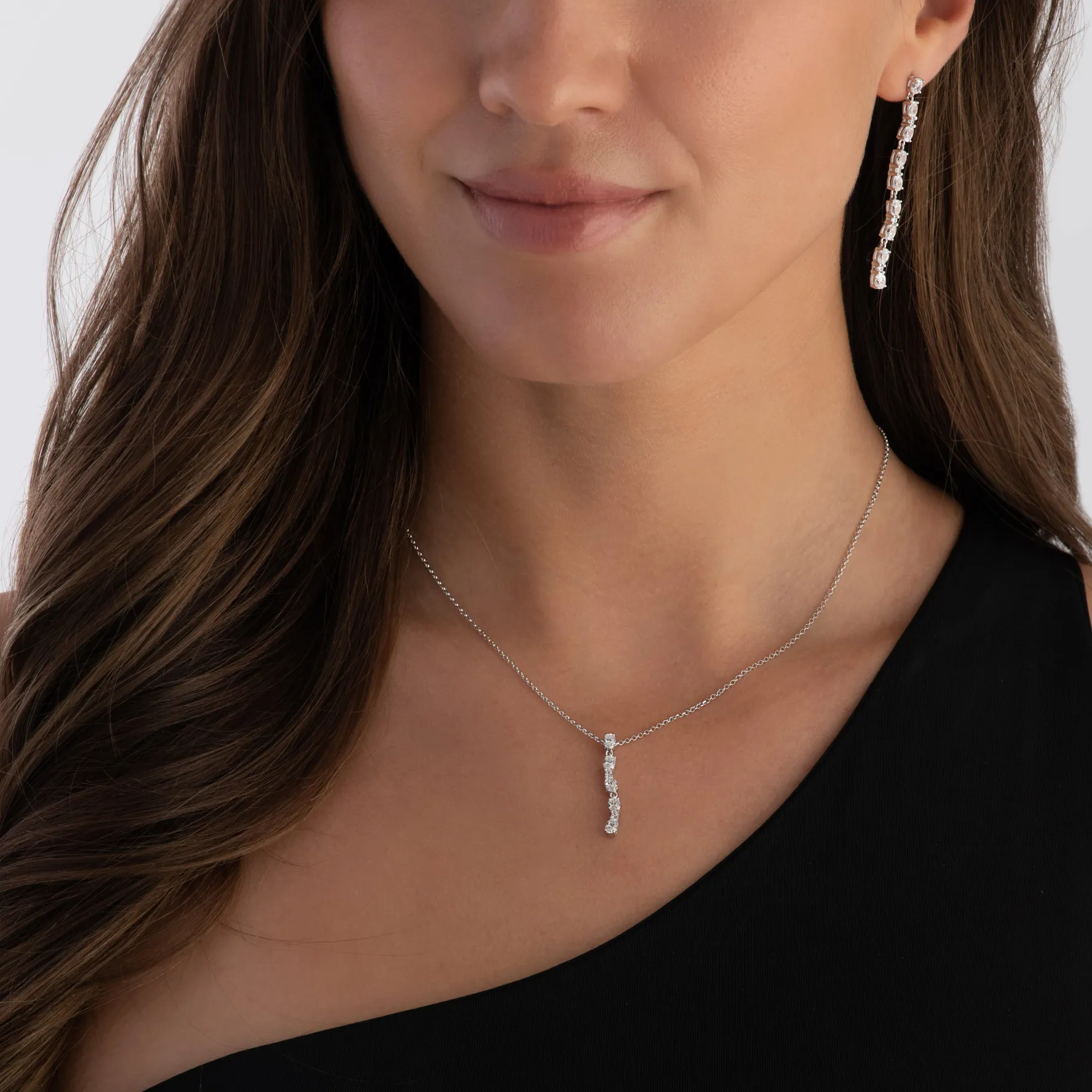 Sif Jakobs Ellera Ovale Tredici Cubic Zirconia Drop Earrings