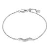 Sif Jakobs Ellera Waves Silver Cubic Zirconia Bracelet