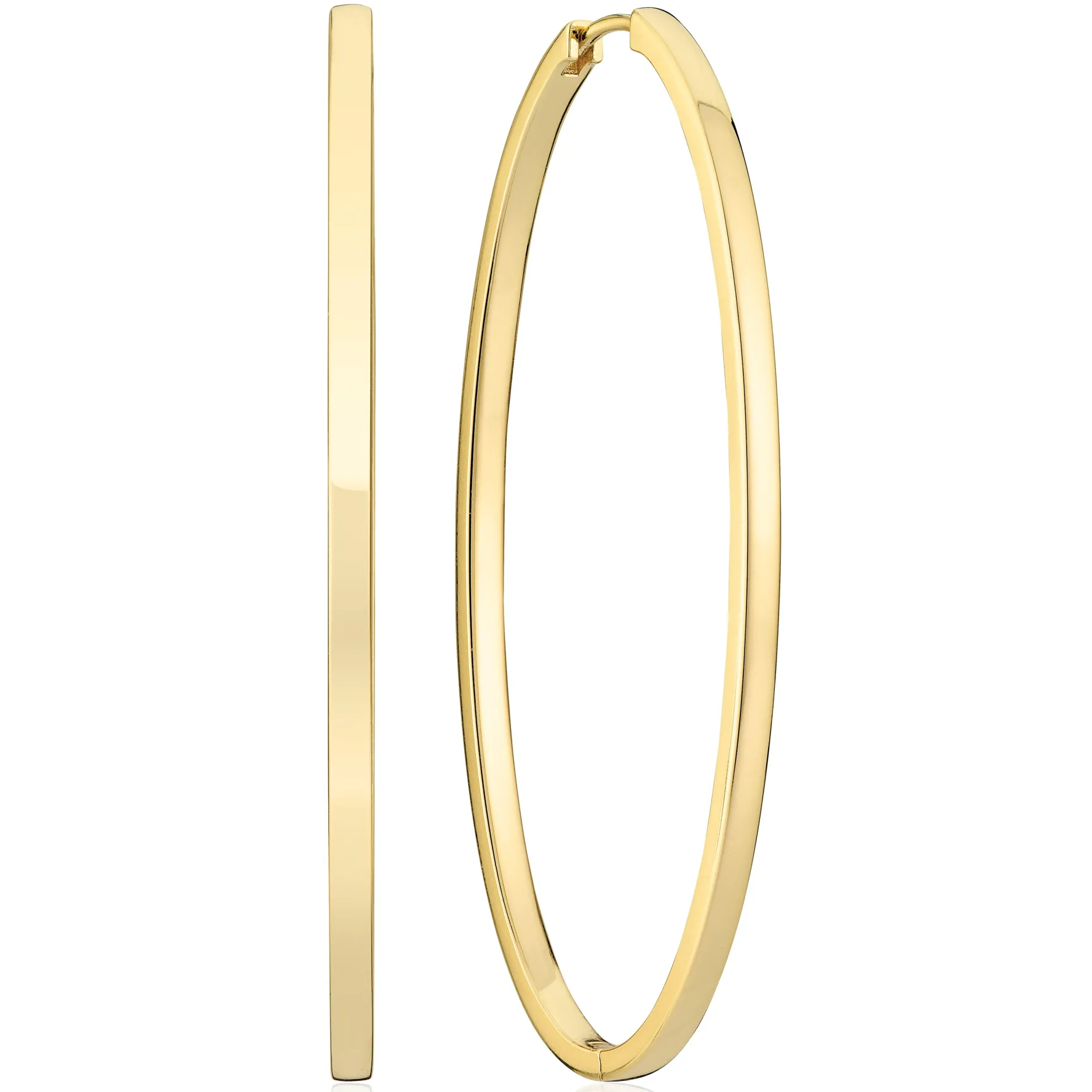 Sif Jakobs Ellisse 18ct Yellow Gold Plated Hoop Earrings
