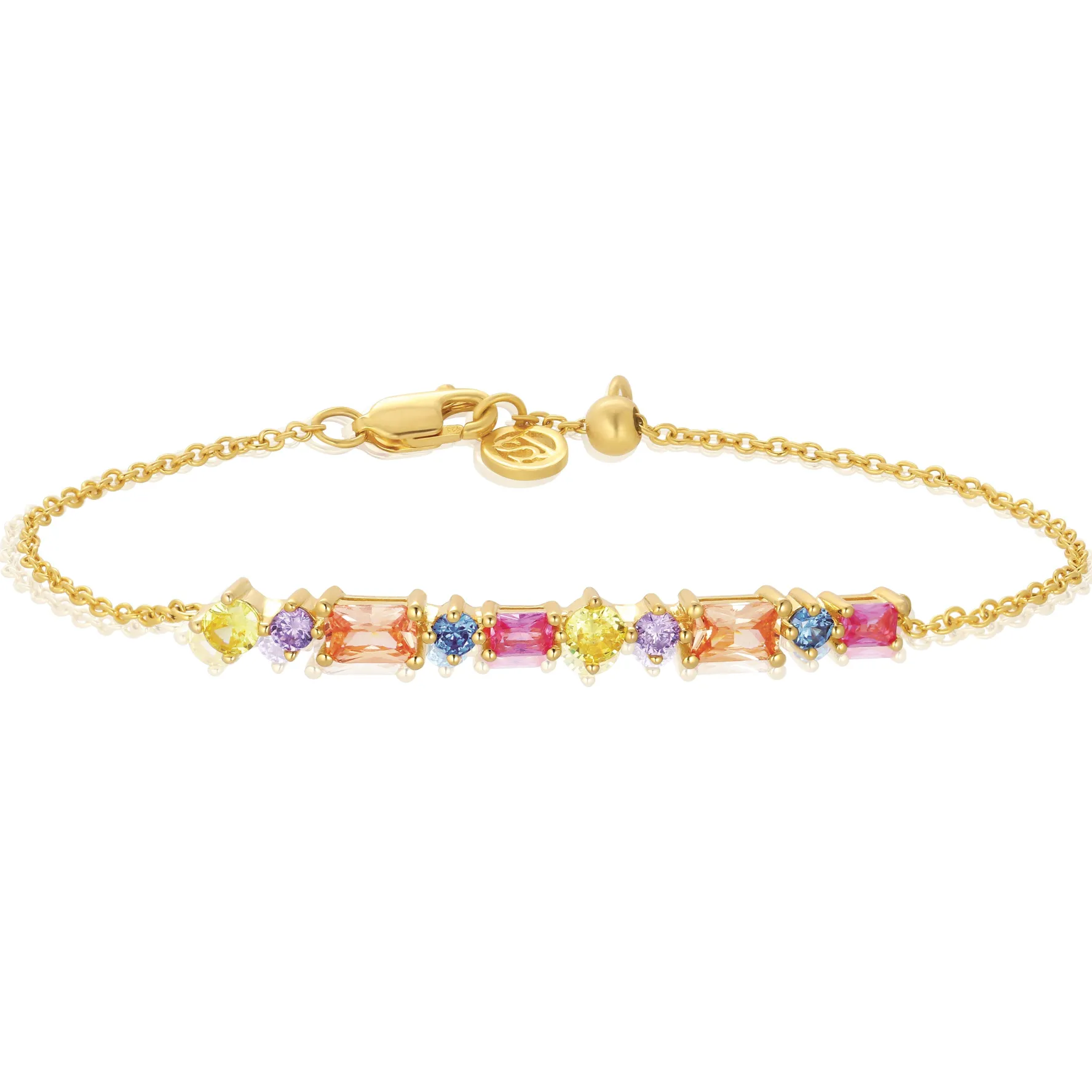 Sif Jakobs Ivrea Tre 18ct Yellow Gold Plated Cubic Zirconia Bracelet