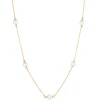 Sif Jakobs Padua Cinque 18ct Yellow Gold Plated Freshwater Pearl Necklace