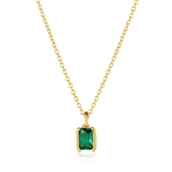 Sif Jakobs Roccanova Piccolo 18ct Yellow Gold Plated Silver Cubic Zirconia Pendant