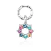 Sif Jakobs Sole Silver Cubic Zirconia Hoop Earring Charm