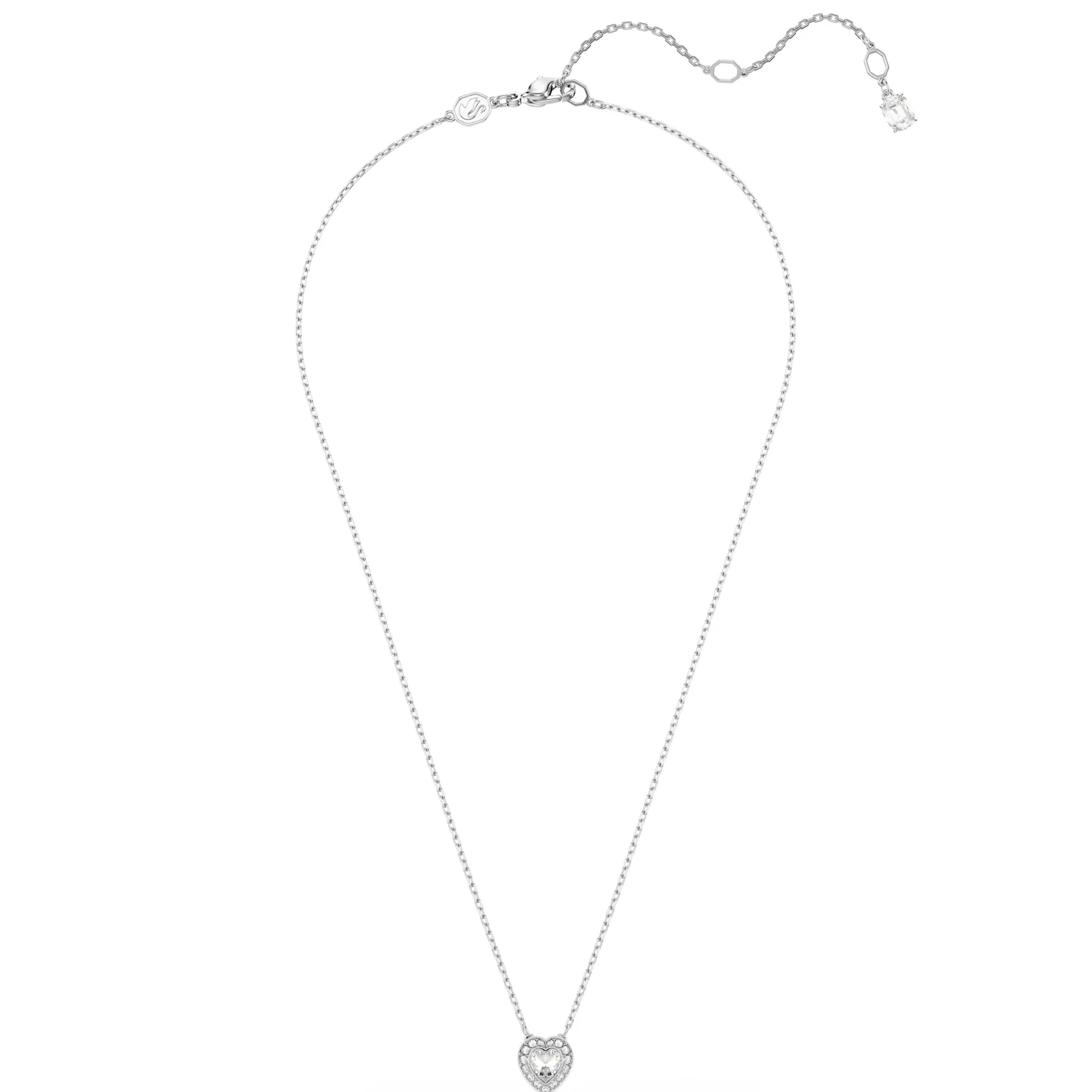 Swarovski Ariana Grande Silver Crystal Heart Pendant