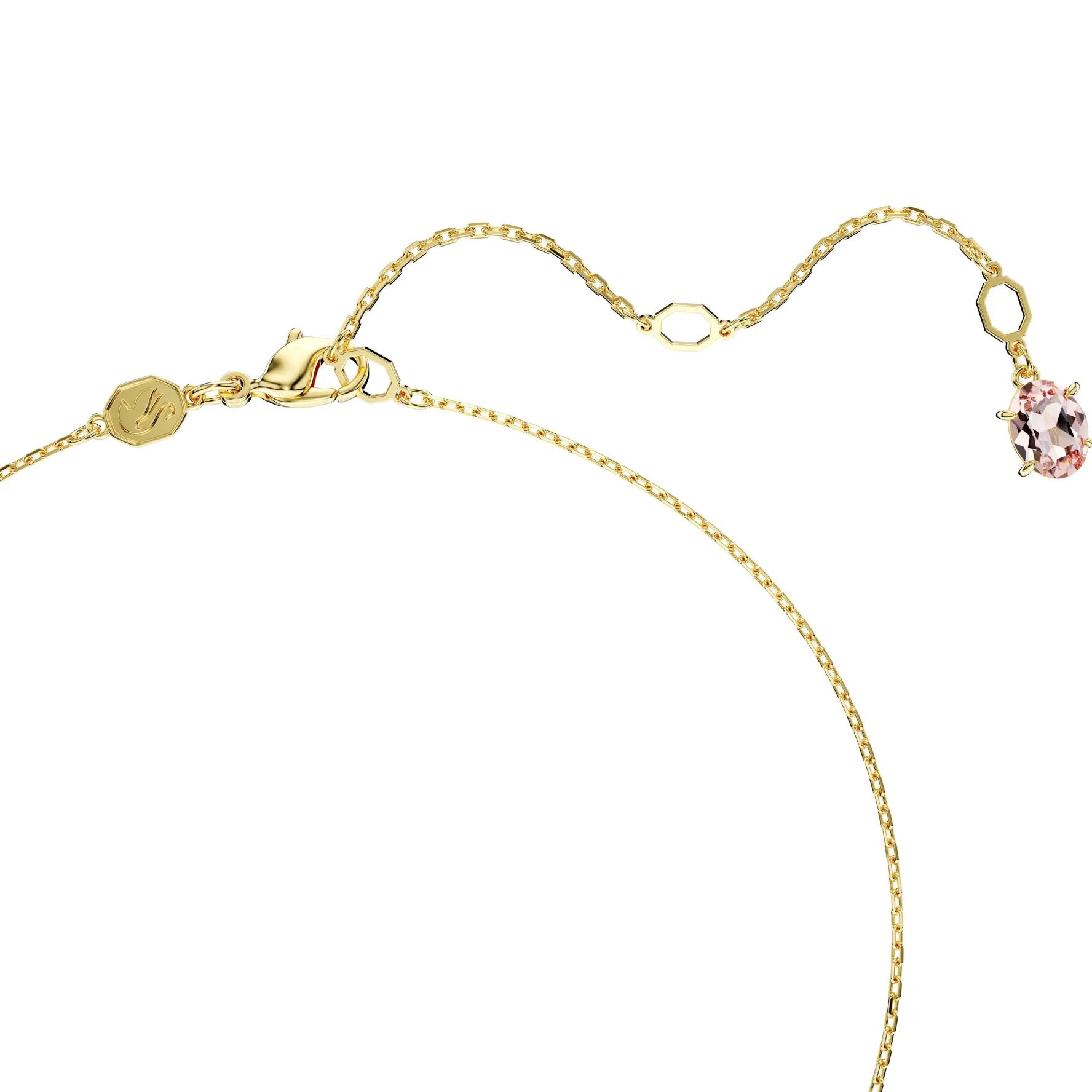 Swarovski Gema Yellow Gold Plated Crystal Pendant