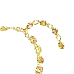 Swarovski Gema Yellow Gold Tone Crystal Bracelet