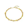 Swarovski Gema Yellow Gold Tone Crystal Necklace