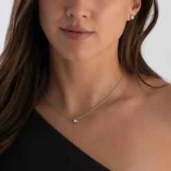 Swarovski Imber Silver Crystal Stud Earrings