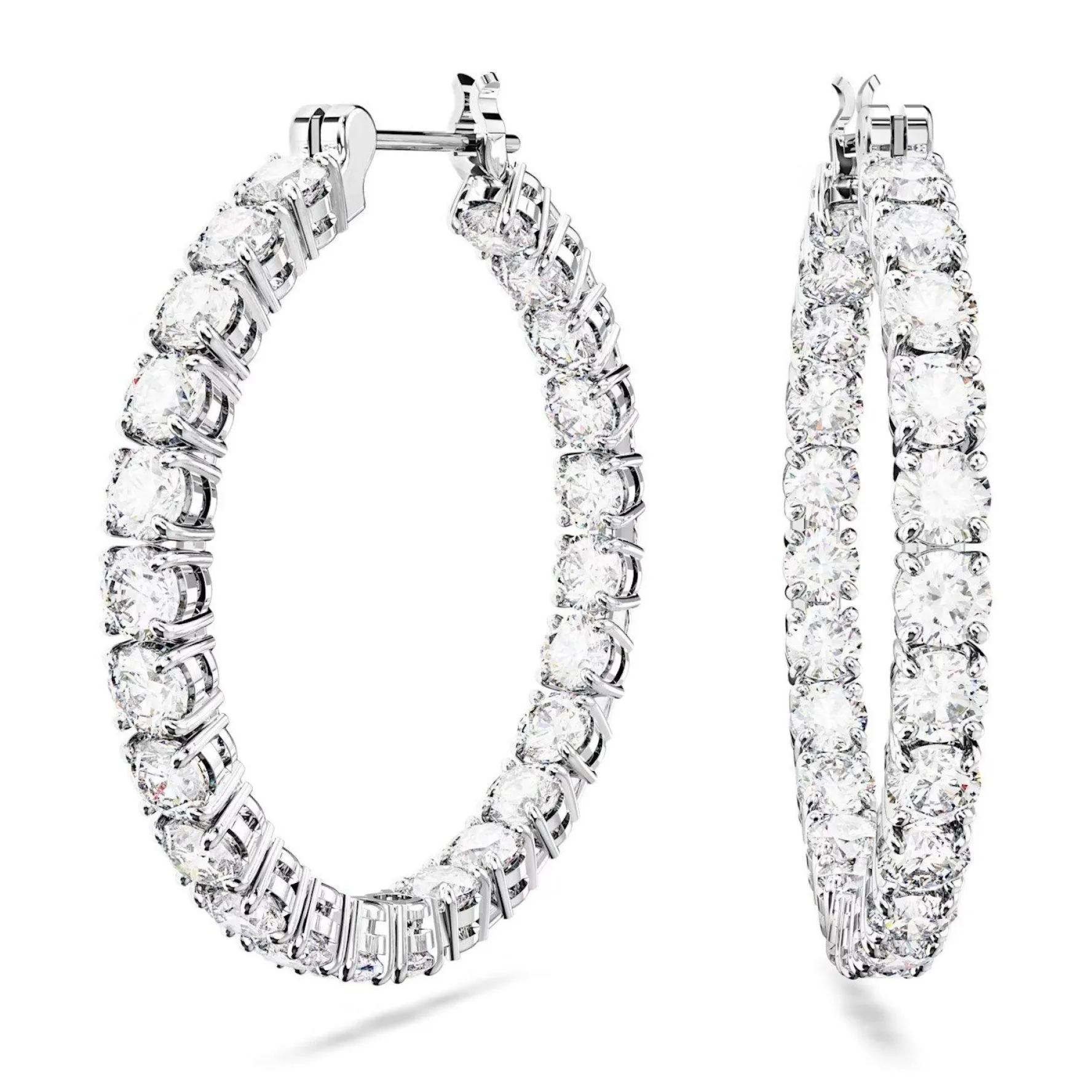 Swarovski Matrix Hoop Earrings
