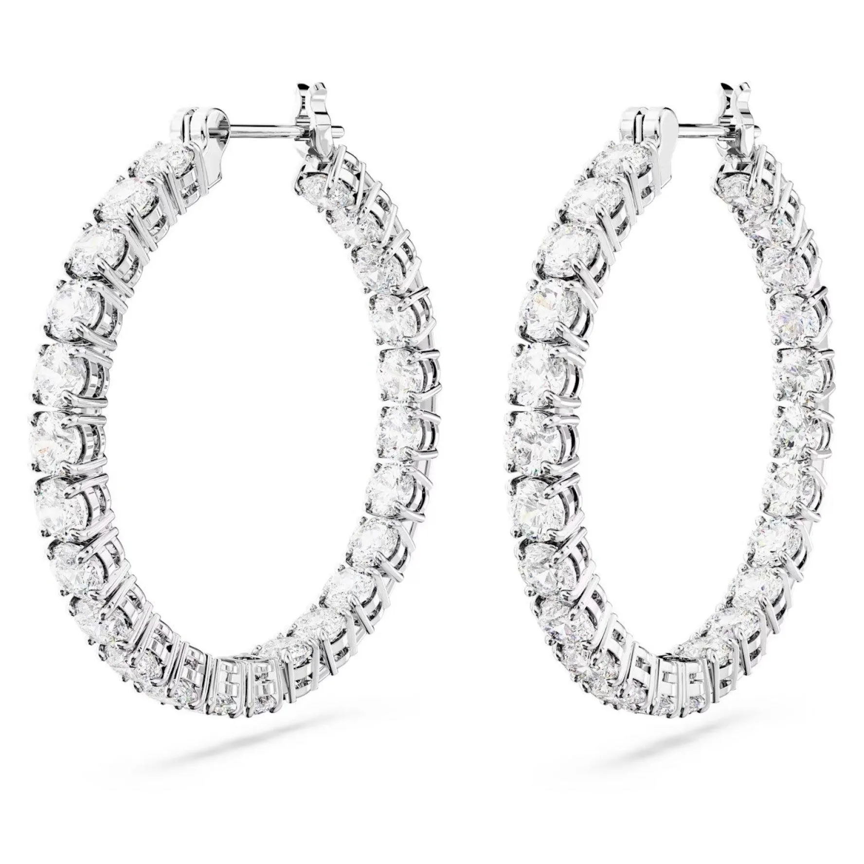 Swarovski Matrix Hoop Earrings