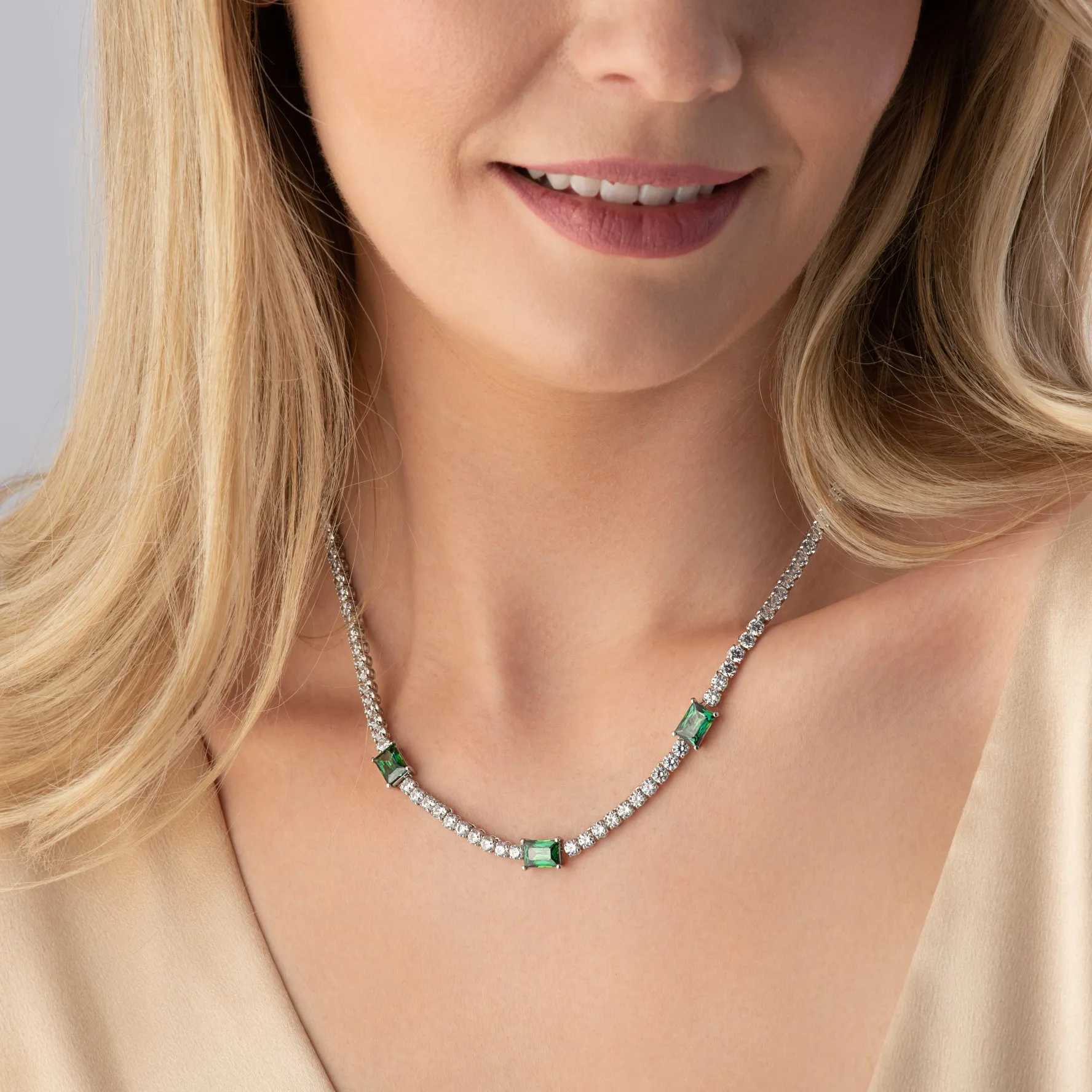 Swarovski Matrix Tennis Necklace
