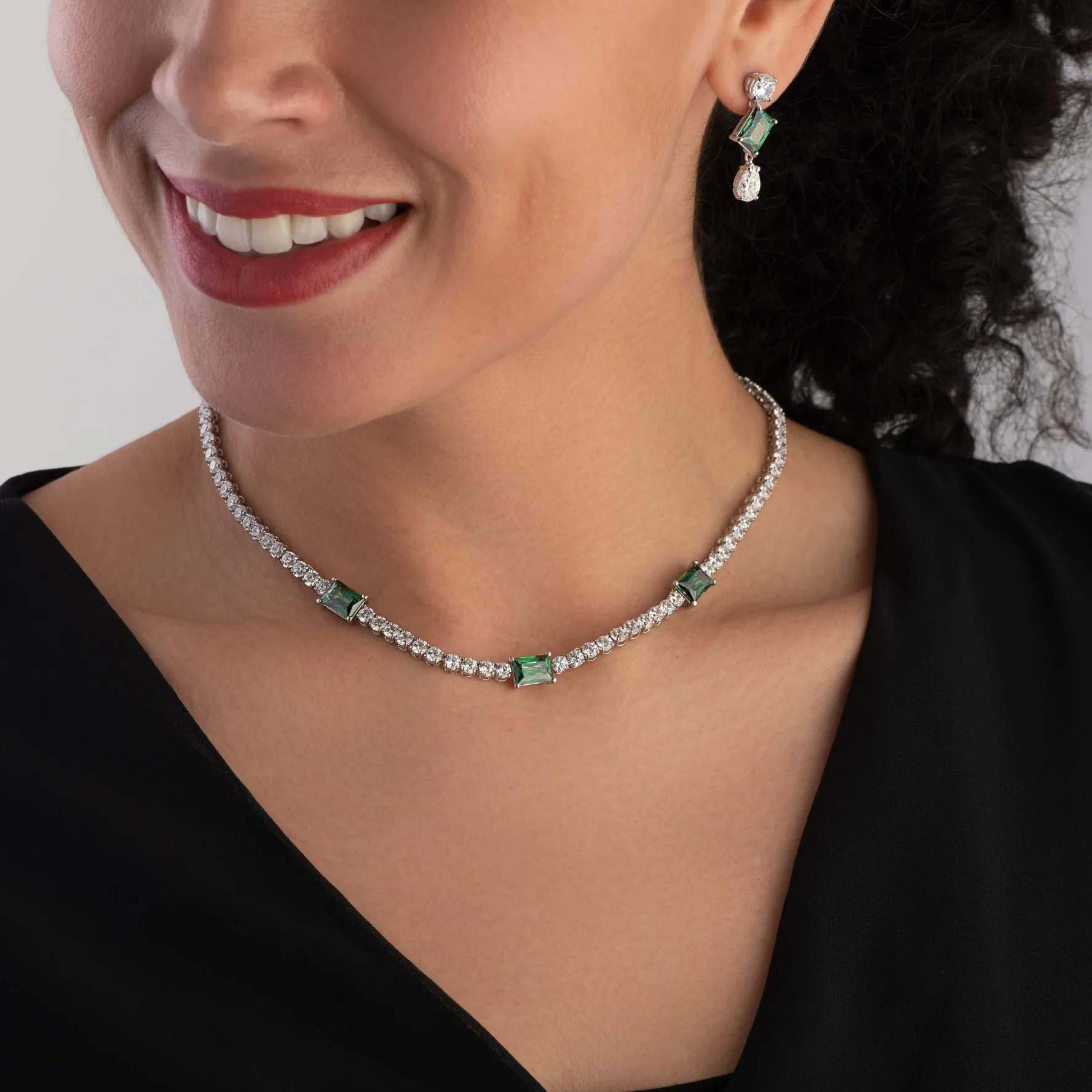Swarovski Matrix Tennis Necklace