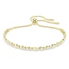 Swarovski Matrix Yellow Gold Tone Zirconia Tennis Bracelet