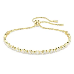 Swarovski Matrix Yellow Gold Tone Zirconia Tennis Bracelet