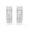 Swarovski Matrix Zirconia Hoop Earrings
