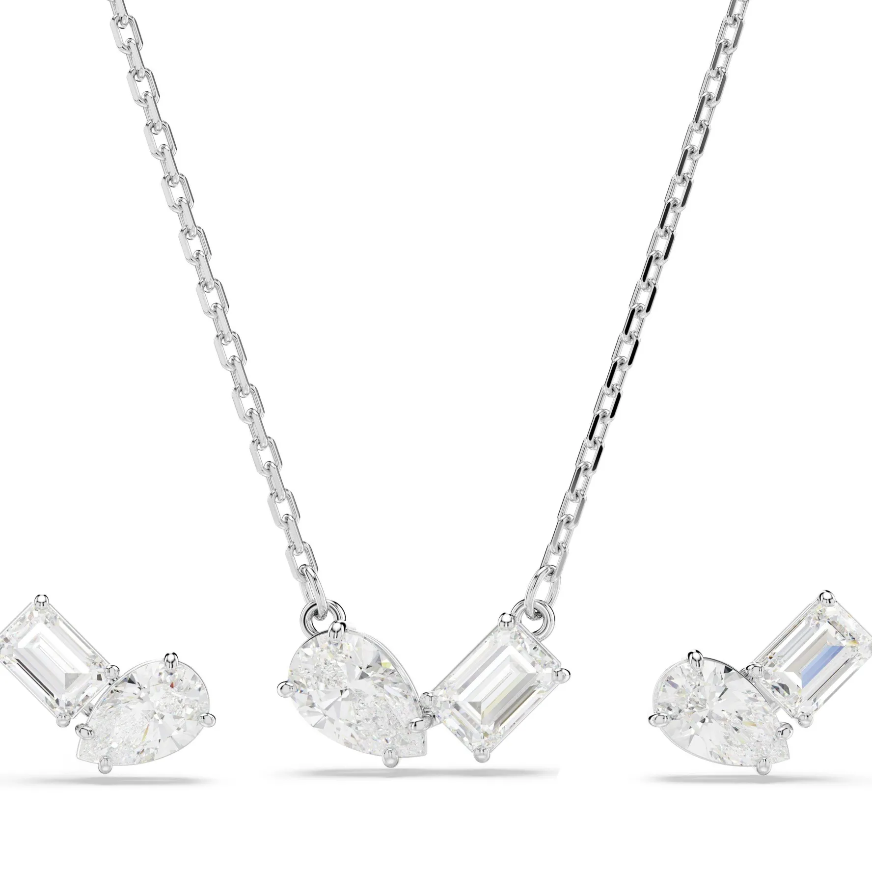Swarovski Mesmera Crystal Necklace and Earrings Set