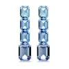 Swarovski Millenia Blue Crystal Drop Earrings