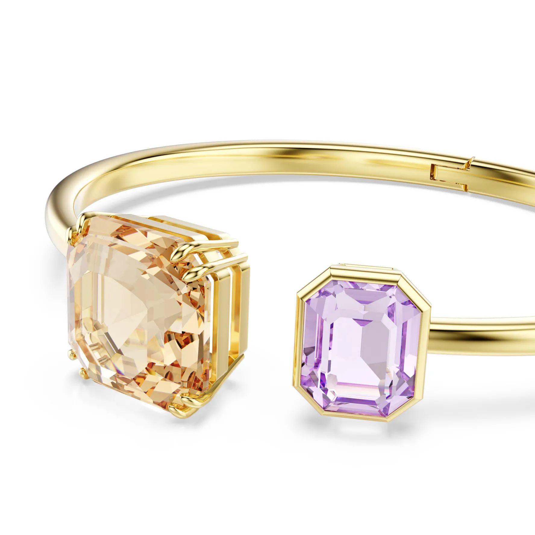 Swarovski Millenia Yellow Gold Tone Crystal Bangle