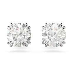 Swarovski Stilla Silver Stud Earrings