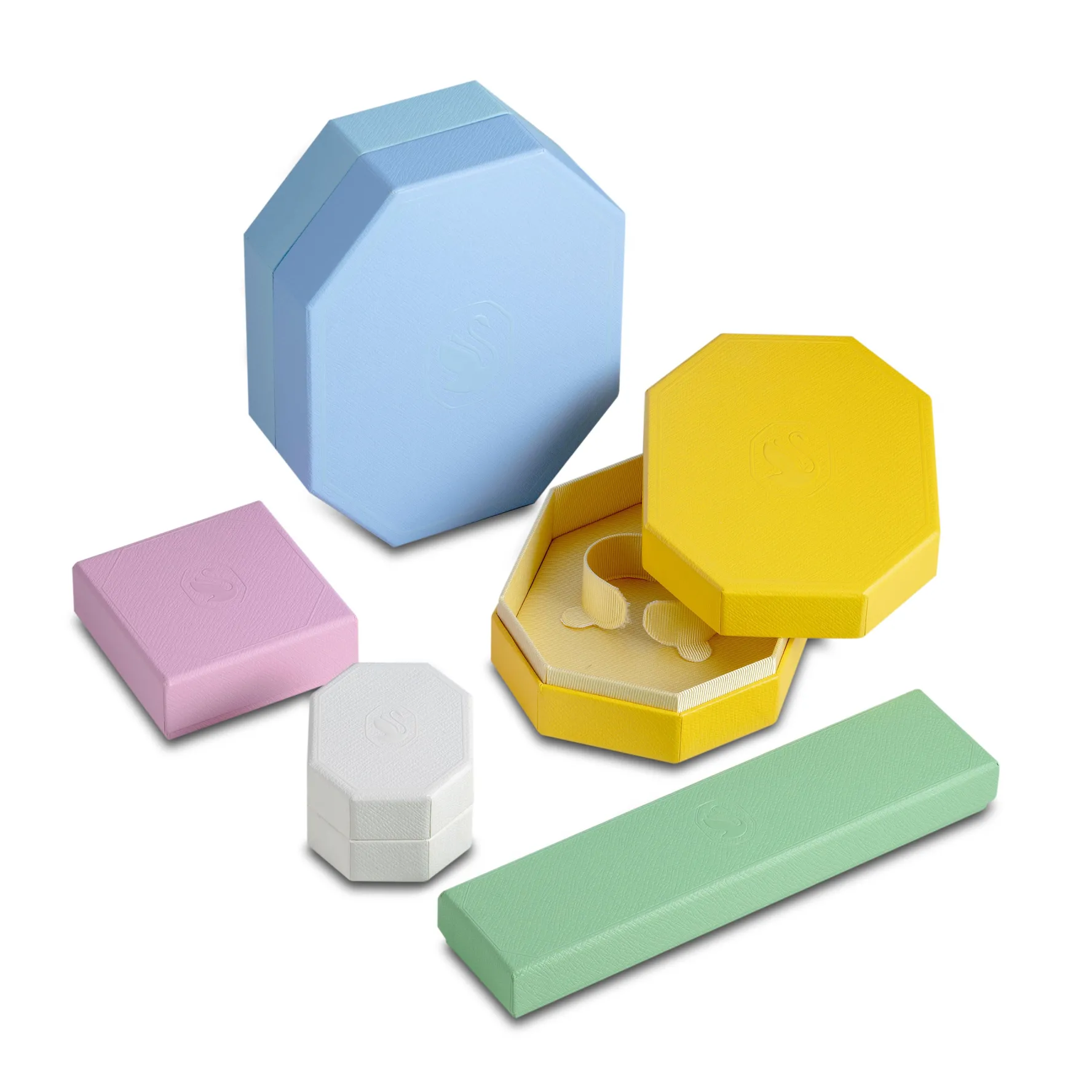 Swarovski Stilla Silver Stud Earrings