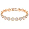 Swarovski Una Angelic Rose Gold Tone Crystal Bracelet