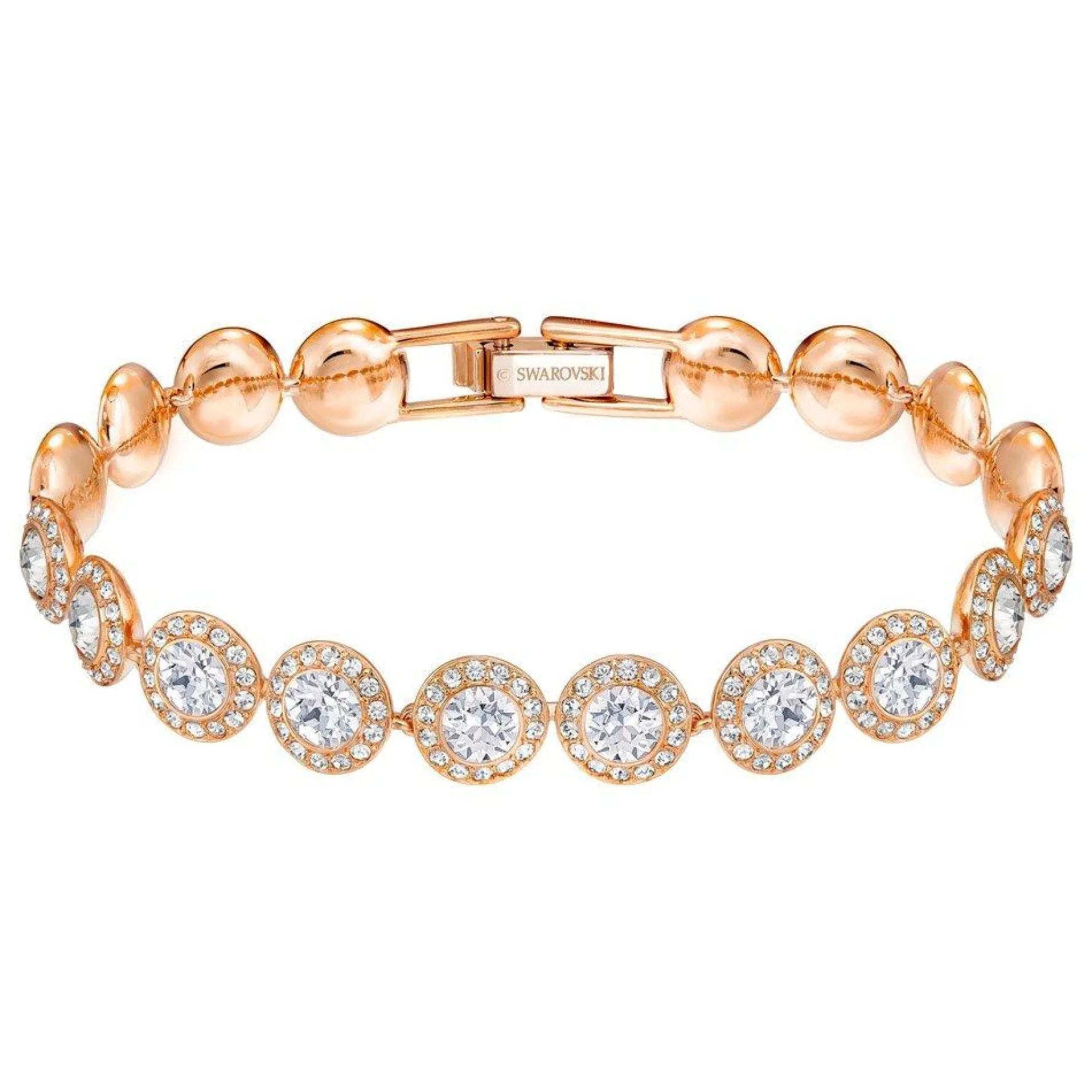 Swarovski Una Angelic Rose Gold Tone Crystal Bracelet