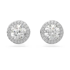 Swarovski Una Angelic Silver Stud Earrings