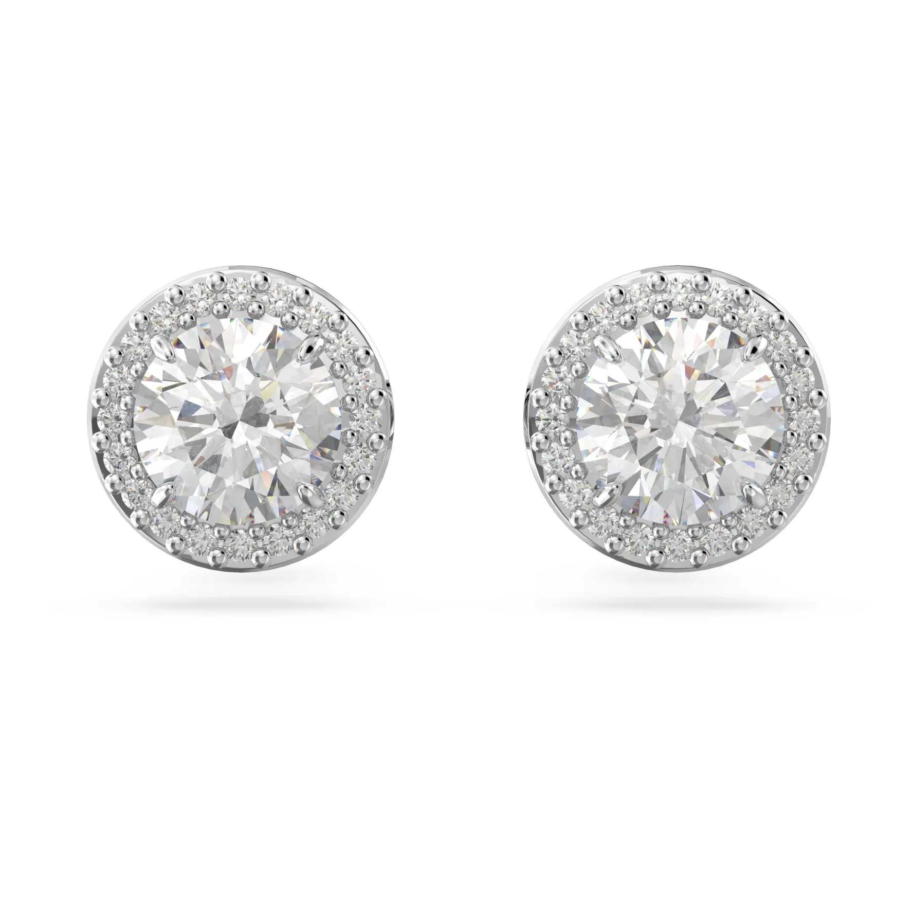 Swarovski Una Angelic Silver Stud Earrings