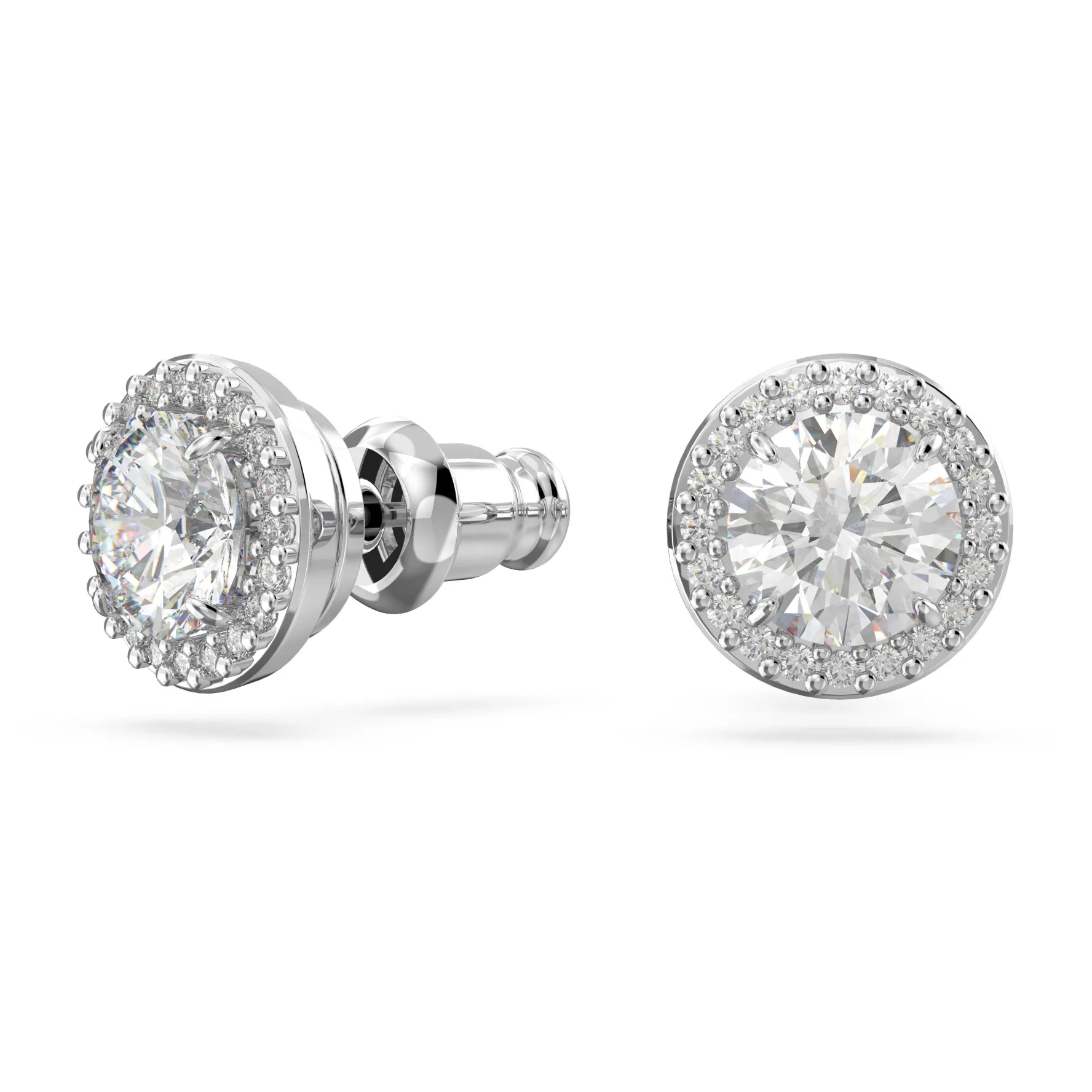 Swarovski Una Angelic Silver Stud Earrings