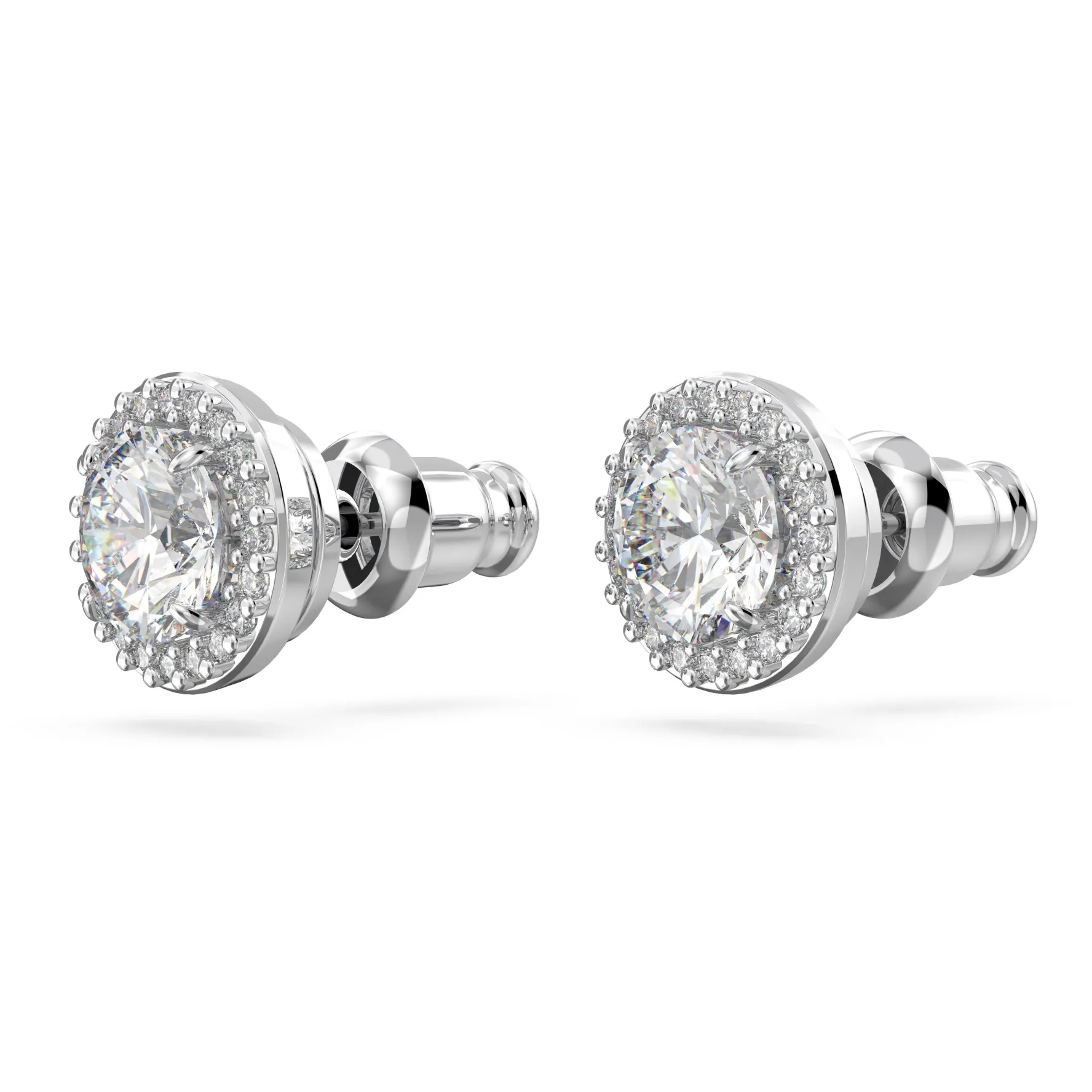 Swarovski Una Angelic Silver Stud Earrings