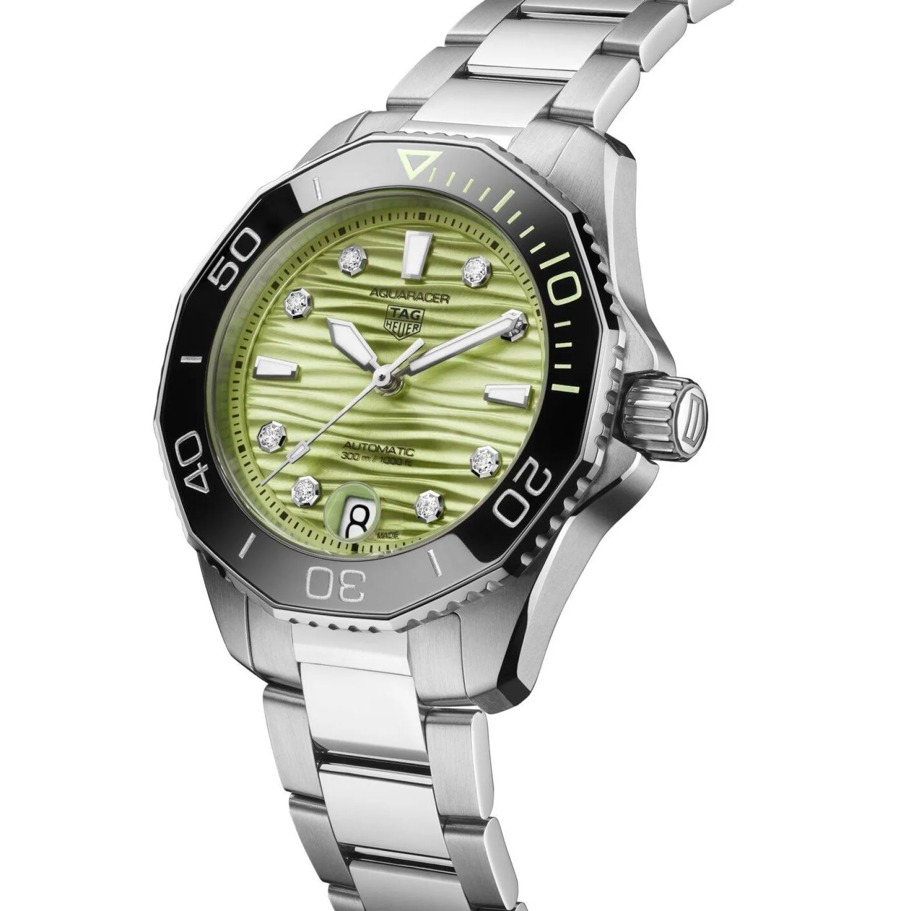 TAG Heuer Aquaracer Professional 300 Date 36mm Diamond Automatic Ladies Watch