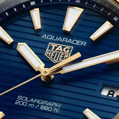 TAG Heuer Aquaracer Professional 200 Solargraph 40mm 18K Yellow Gold Men’s Watch