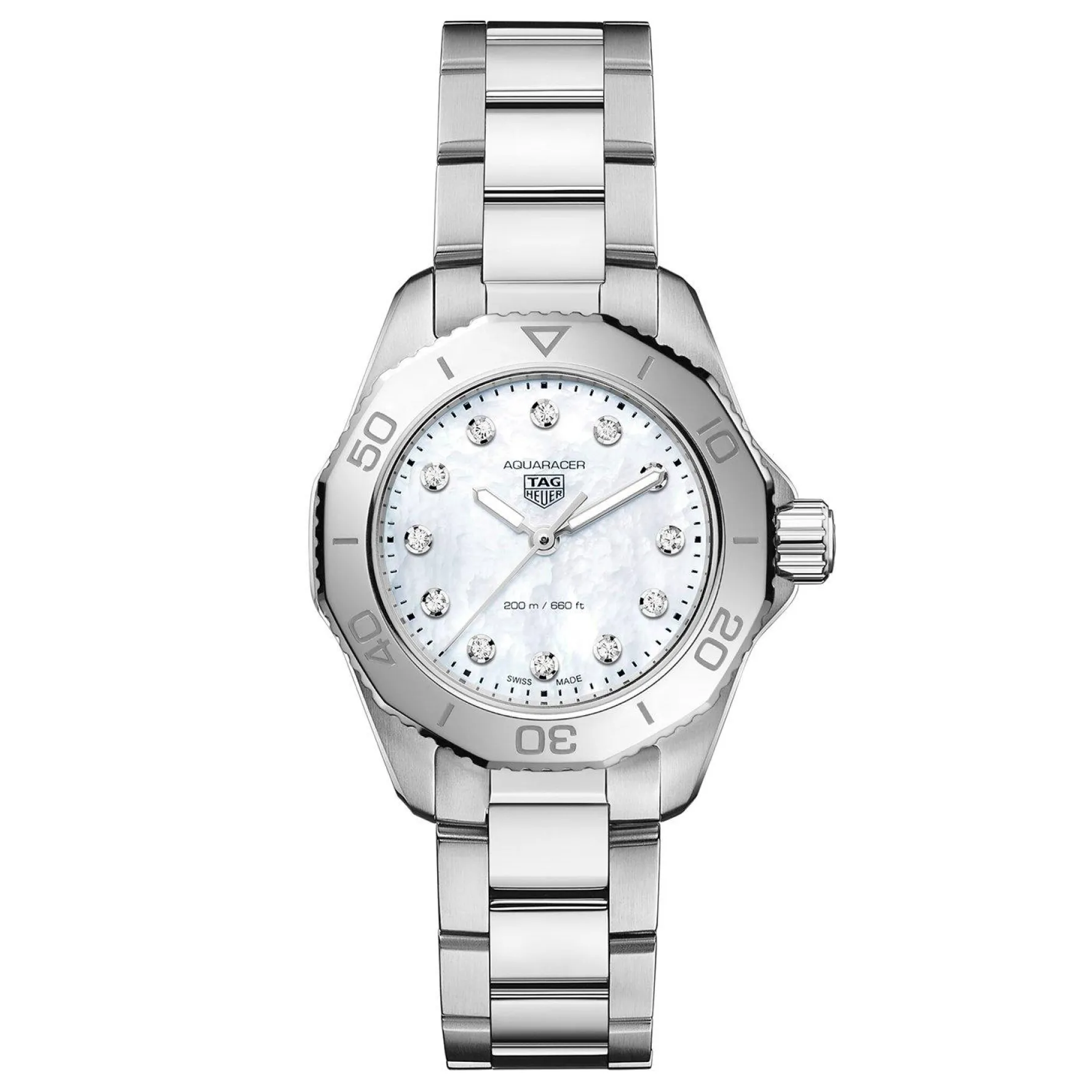 TAG Heuer Aquaracer Professional 200 30mm Diamond Ladies Watch