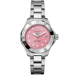 TAG Heuer Aquaracer Professional 200 Solargraph 34mm Diamond Watch