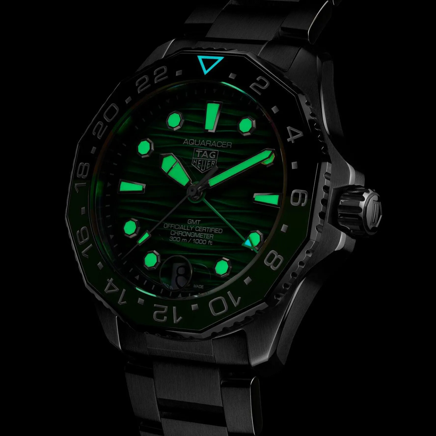 TAG Heuer Aquaracer Professional 300 GMT 42mm Automatic Watch