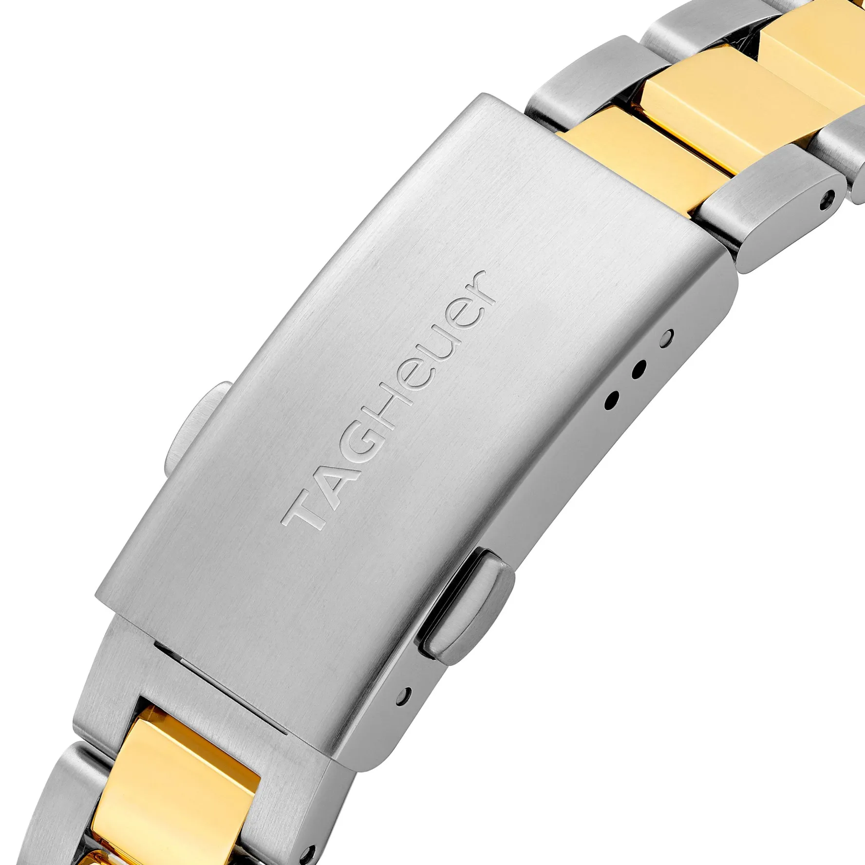 TAG Heuer Aquaracer Quartz Ladies Mother of Pearl Steel and 18K Yellow Gold Coating 32mm Watch