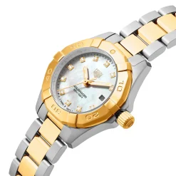 TAG Heuer Aquaracer Quartz Ladies Steel and 18K Yellow Gold Coating 27mm Watch