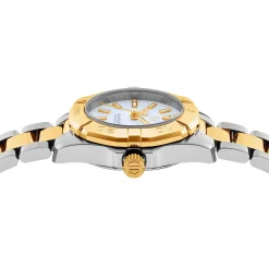 TAG Heuer Aquaracer Quartz Ladies Mother of Pearl Steel and 18K Yellow Gold Coating 27mm Watch