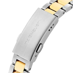 TAG Heuer Aquaracer Quartz Ladies Mother of Pearl Steel and 18K Yellow Gold Coating 27mm Watch