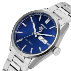 TAG Heuer Carrera Calibre 5 Automatic Mens Blue Steel Watch