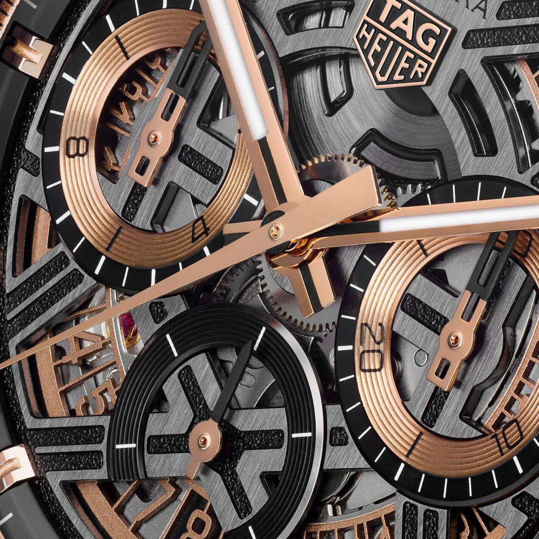 TAG Heuer Carrera Chrono Extreme Sport 44mm 18K Rose Gold Automatic Watch