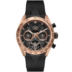 TAG Heuer Carrera Chrono Tourbillon Extreme Sport 44mm 18K Rose Gold Automatic Watch