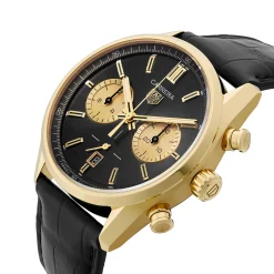 TAG Heuer Carrera Chronograph 42mm 18K Yellow Gold Automatic Men’s Watch