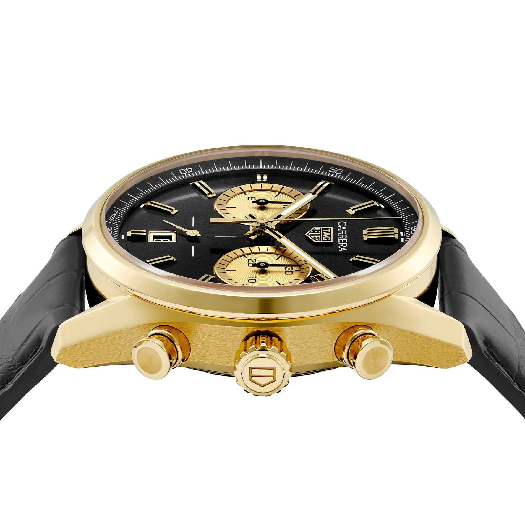 TAG Heuer Carrera Chronograph 42mm 18K Yellow Gold Automatic Men’s Watch